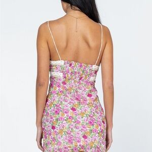 Princess Polly Pink Floral Backless Dress